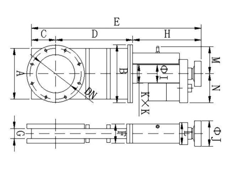 Шиберный затвор высоковакуумный. Электромеханический Фланец CF400 нержавеющая сталь.